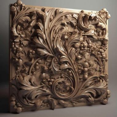 Patterns and decorations stl paint 1 3d model